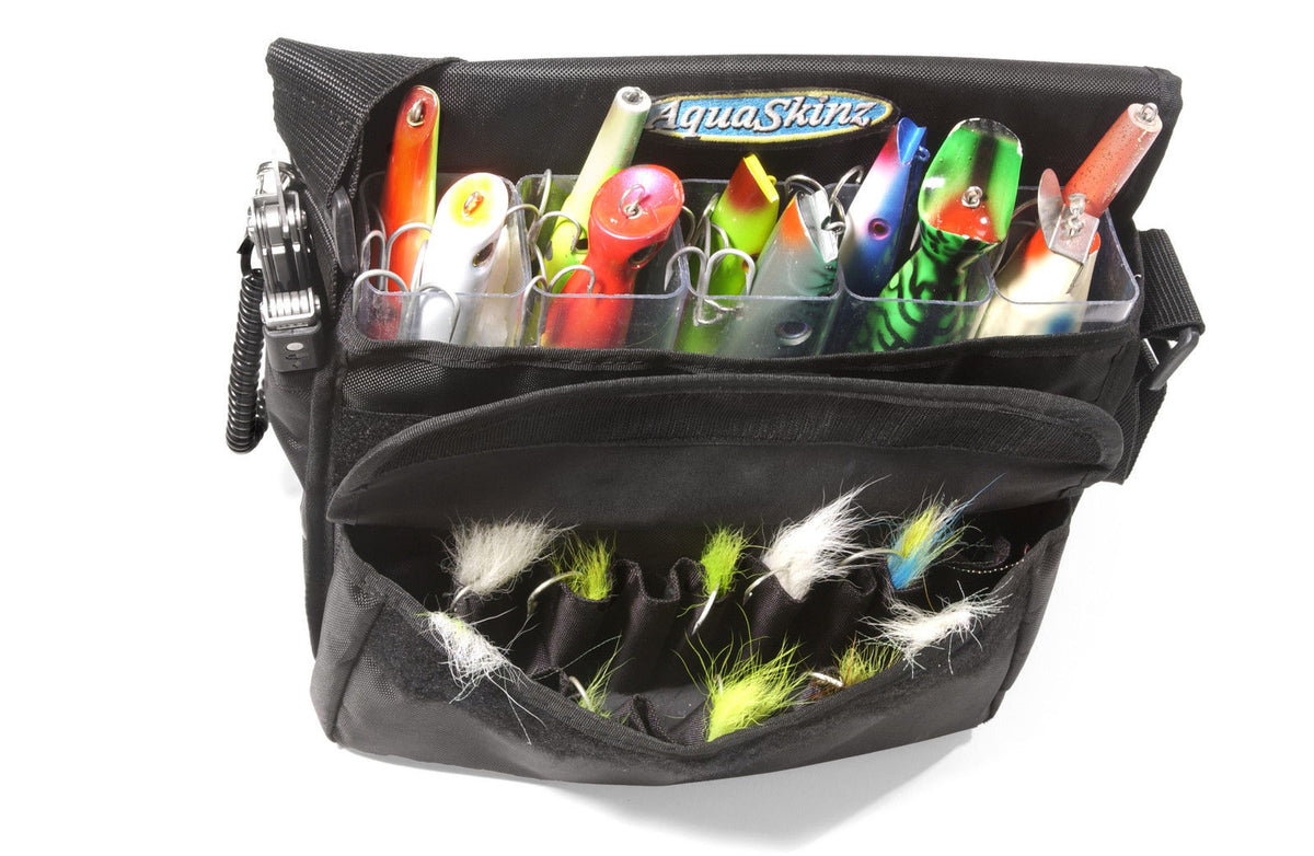 Spinning Fishing Rod Holder Bag, Sports Waist Pack, Lures Tackle