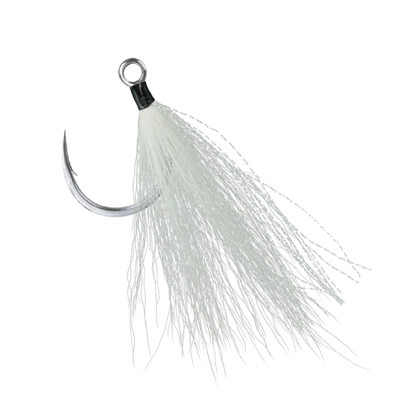 BKK Lone-Diablo Bucktail Teaser/Replacement Hook White