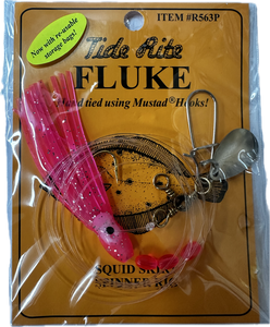 TIDE RITE R563 Wide Gap Hook Squid Skirt Spinner Fluke Rig