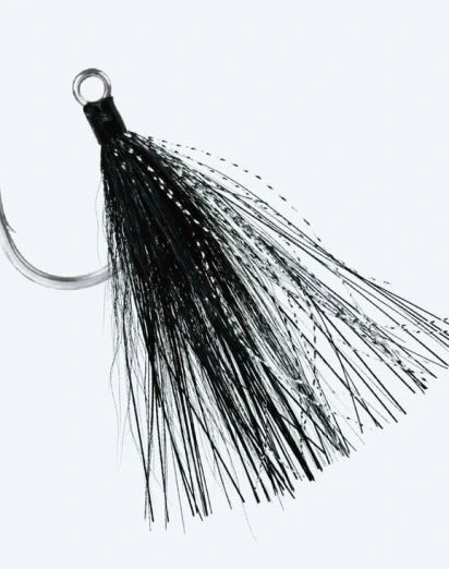 BKK Lone-Diablo Bucktail Teaser Hook In Black