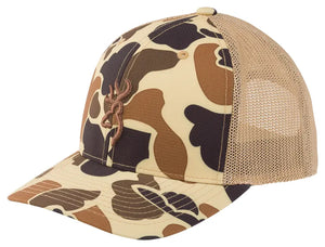 Browning Buckmark logo cap Cupped Up Mesh Vintage Camo