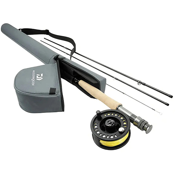 Daiwa Algonquin Fly Fishing 4-Piece Rod and Reel Combo - 30G9694