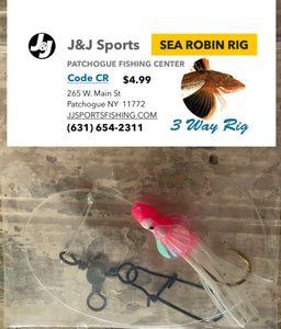 J&J Hand tied Monofilament SEA ROBIN RIG