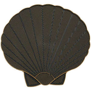 Scallop floor mat