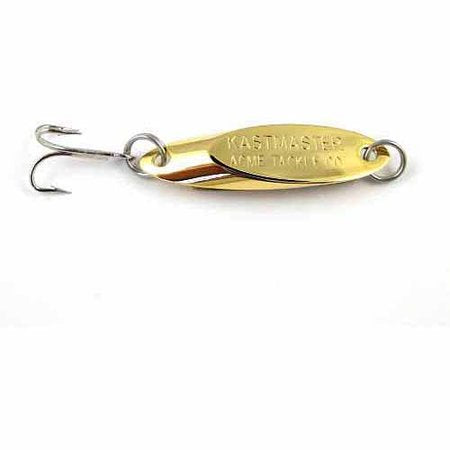 KASTMASTER PLAIN WITH SPLIT RING AND TREBLE HOOK GOLD